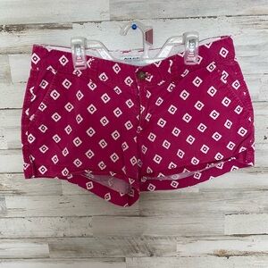 Old Navy Pink Patterned Women's Shorts